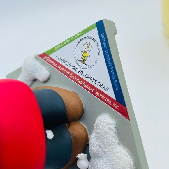 NEW Peanuts Charlie Brown Around Town Christmas Tree Figure 8429 Westland Gift - Picture 10 of 11